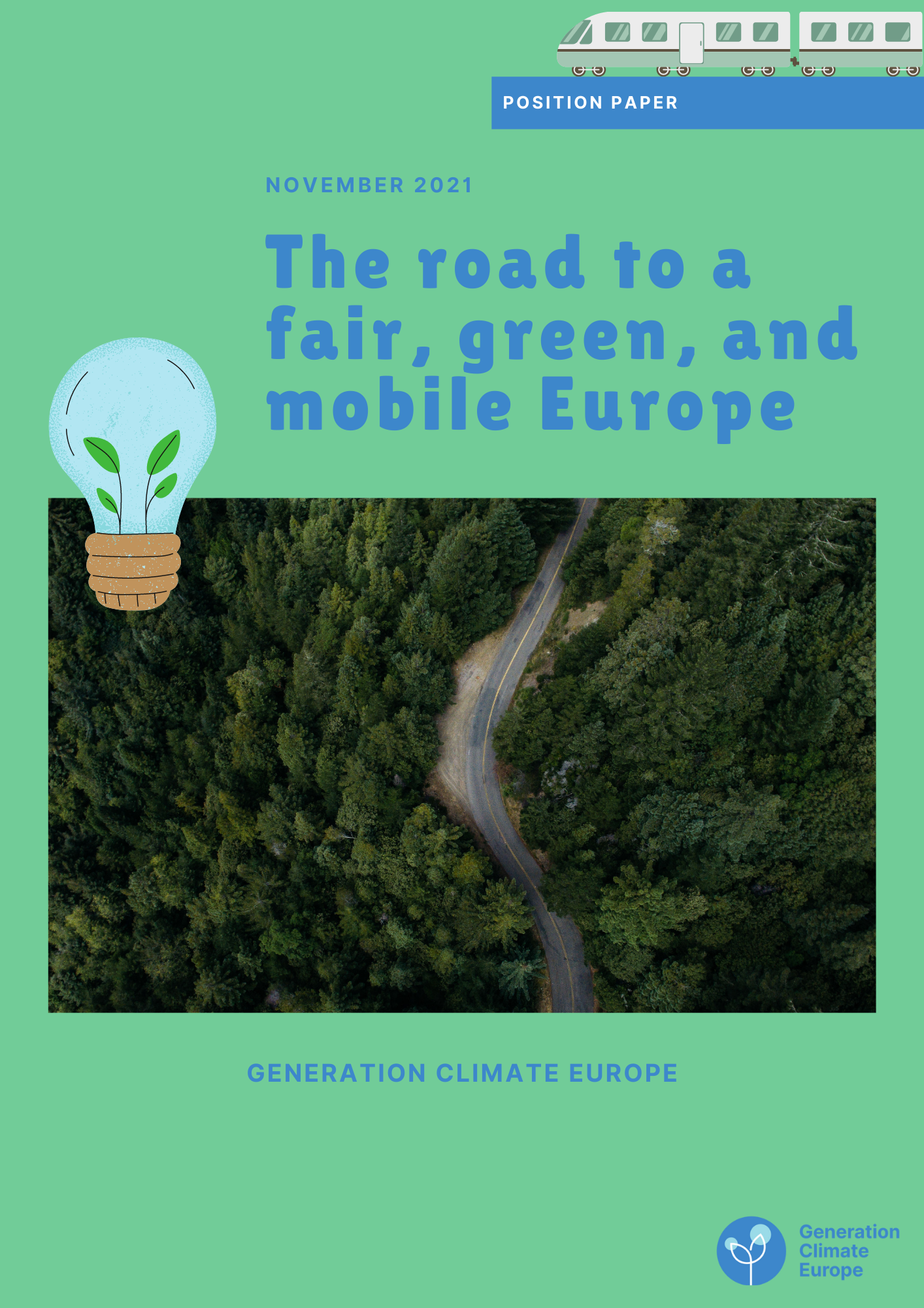 Cover image for 'The road to a fair, green, and movile Europe