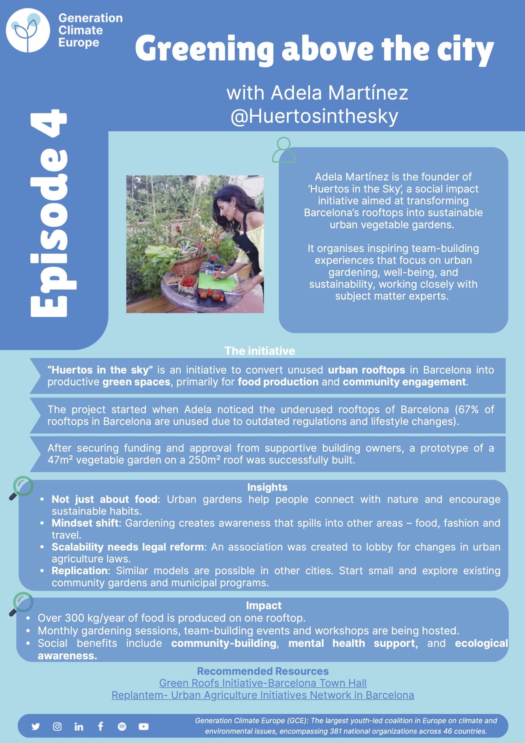 GCE NbS summary episode 4 greening above the city